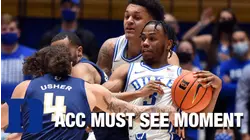 Duke's Jeremy Roach's Rainbow 3-Point Play Is Sweet | ACC Must See Moment