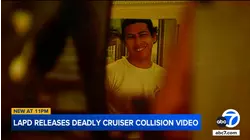 Video shows deadly crash involving LAPD cruiser, skateboarder