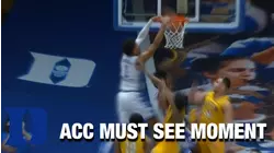 Duke's Jalen Johnson Slams Home The Follow Dunk