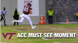 Virginia Tech's Braxton Burmeister Finds A Wide Open Kaleb Smith | Must See Moment