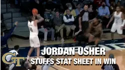 Jordan Usher Stuffs Stat Sheet In Georgia Tech Win