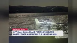 Plane flying from Long Island crashes into Hudson River