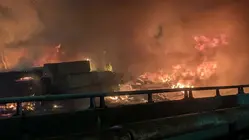 Tractor-trailer fire shuts down lanes and slows traffic on New Jersey Turnpike