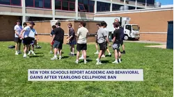 Gov. Hochul releases results after first year of the state's phone-free schools policy