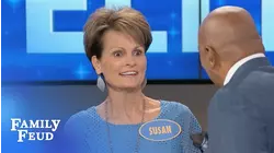 Steve meets Susan! | Family Feud