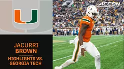 Jacurri Brown Leads Miami Back to the Win Column