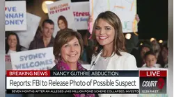 Reports: FBI to Release Photo of Possible Suspect in Nancy Guthrie Case