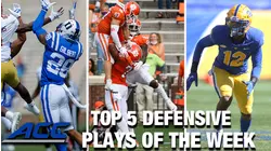 ACC Football Top Defensive Plays of the Week: Week 2