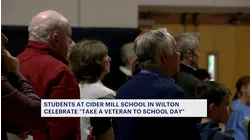 'Take a Veteran to School Day' celebrated in Wilton