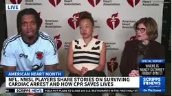 NFL, NWSL players share stories on surviving cardiac arrest and how CPR saves lives