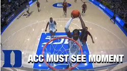 Duke's Mark Williams Runs The Floor And Attacks The Rack | Must See Moment