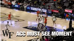 Wake Forest Capitalizes Off Of Jake LaRavia's Block | ACC Must See Moment