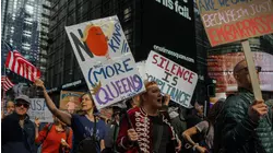 Man charged with making terroristic threats at 'No Kings' protest in NYC