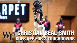 Wake Forest RB Christian Beal-Smith Goes For 3 TD Against Campbell
