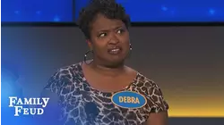 You gotta hear Debra's FISH STORY... | Family Feud