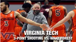 Virginia Tech Finds Their Mark Behind The 3-Point Line Versus Wake
