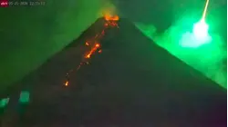 Video Shows Meteor Falling Behind Mayon Volcano in Philippines