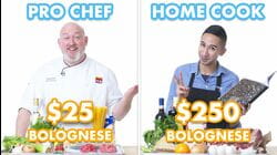 $250 vs $25 Pasta Bolognese: Pro Chef & Home Cook Swap Ingredients