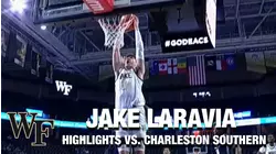 Wake Forest's Jake LaRavia Shows His Versatility Against The Buccaneers