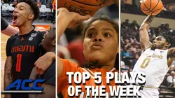 2021-22 ACC Basketball Plays Of The Week (Feb 28th-Mar 6th)