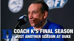 Coach K's Final Season Is Just Another Season At Duke