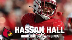 Louisville RB Hassan Hall Explodes For 164 Yards Vs. UVA