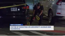 Victim of shooting on University Avenue in Highbridge dies