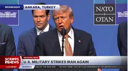 US carries out strikes on Iran for second straight day
