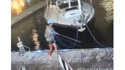 Surveillance images released after 40-foot sailboat stolen from Jersey City marina