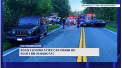 Traffic rerouted following crash on Route 6N in Mahopac