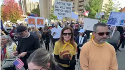 Stamford 'No Kings' march draws thousands of peaceful demonstrators