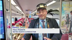 Metro North train conductor uses rhyming talent to spread smiles