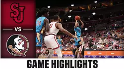 St. John's vs. Florida State Men's Basketball Highlights (2022-23)