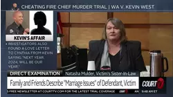 Sister-In-Law Testifies About Visit Before Marcy West Died