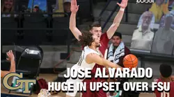 Georgia Tech's Jose Alvarado Does It All In Upset Win Over FSU