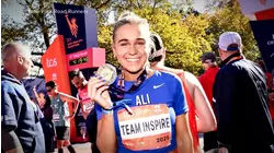 Shark attack survivor and amputee runs in marathon