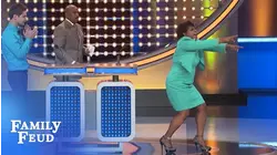 Sheryl BUSTS a move!!! | Family Feud