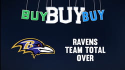 Back The Ravens To Go Over Their Team Total Vs. Titans On Thursday
