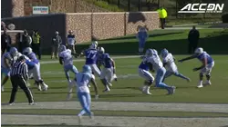 Duke QB D. Jones Goes 61-Yards On Career-Long TD Run vs. UNC