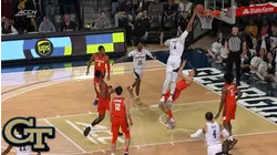 Georgia Tech's James Banks III With A Posterizing Dunk