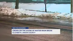 Water main break reported early morning in Elizabeth neighborhood