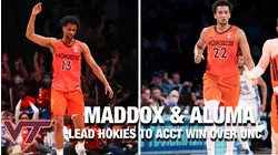 Darius Maddox and Keve Aluma Lead Hokies To ACCT Win Over The Tar Heels