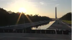 Questions surround $14M Reflecting Pool renovation as new paint peels off the bottom