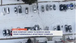 Residents upset over unplowed lot at Farmingdale complex