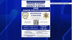 Registration opens for Orange County Sheriff's Office junior police academy