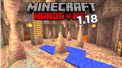 Minecraft 1.18 Hardcore Survival - Ep 14 - Dripstone Cluster Base!