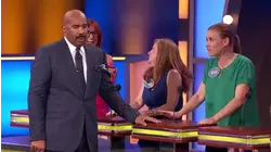 Steve Harvey tells the audience, "I'm ashamed of you!" | Family Feud