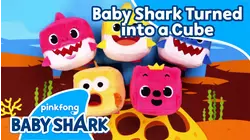 Baby Shark Turned into a Cube