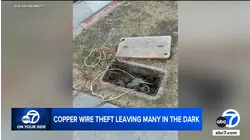 Copper wire theft leaves Fairfax District neighborhood in the dark