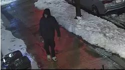 Exclusive video shows man throwing bricks into Clinton Hill building